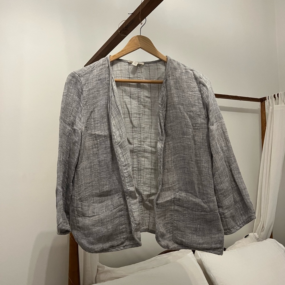 Eileen fisher linen cardigan